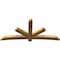 Ekena Millwork Alberta Rough Sawn Timber Gable Bracket, Western Red Cedar, 96"W x 44"H x 4"D x 6"F, 11/12 Pitch GBW096X44X0406ALB00RWR - alternate 2
